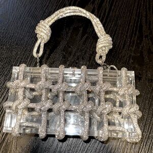 Cult Gaia Silver Mini Bag